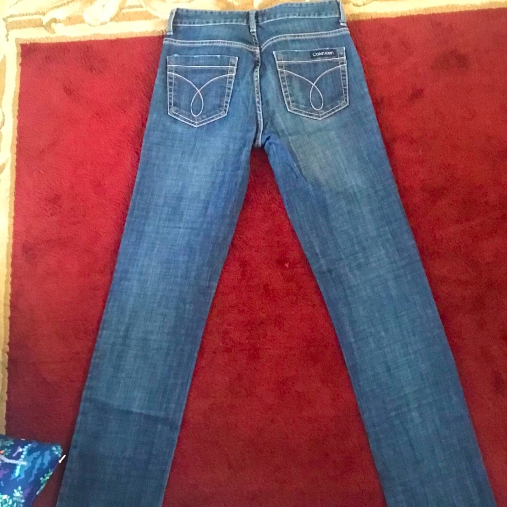 Calvin Klein Straight Blue Jeans Size 27/4